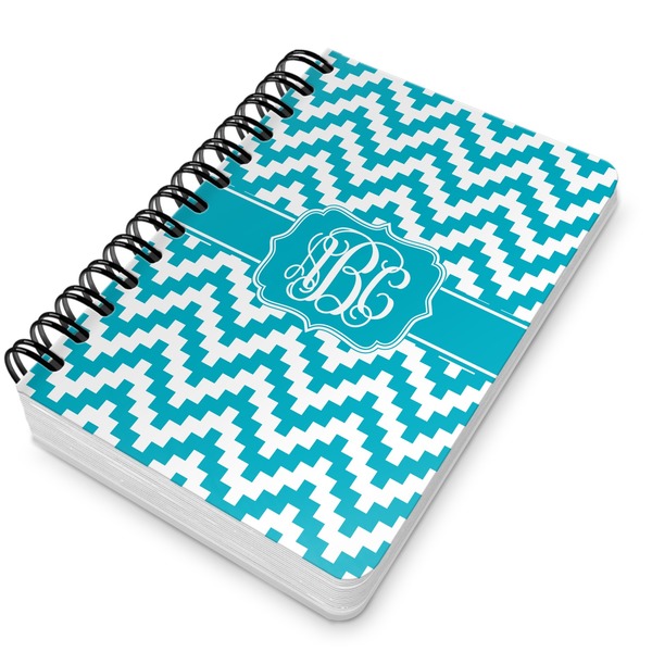 Pixelated Chevron Spiral Journal 5 x 7 - Main