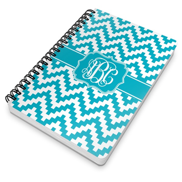 Pixelated Chevron Spiral Journal 7 x 10 - Main