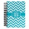 Pixelated Chevron Spiral Journal Small - Front View