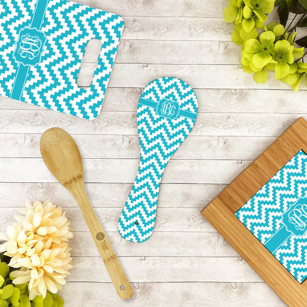 Pixelated Chevron Spoon Rest Trivet - LIFESTYLE