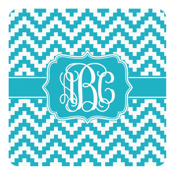 Custom Pixelated Chevron Square Decal - Large (Personalized)