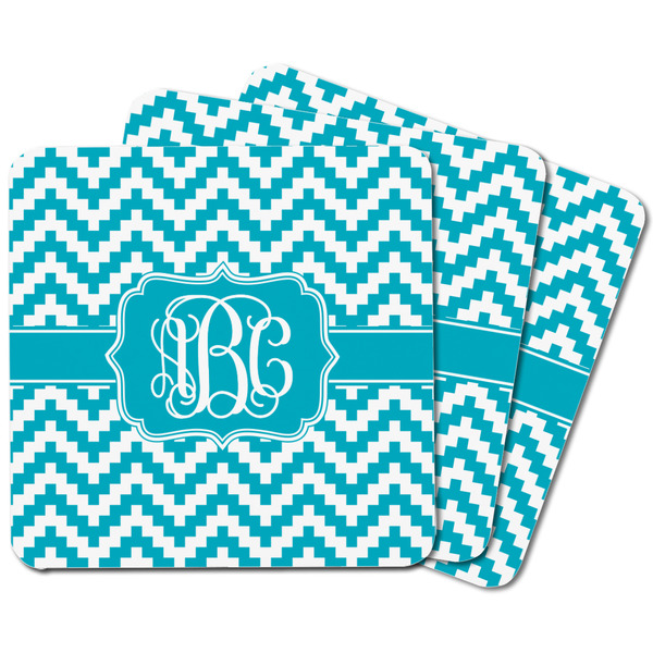 Pixelated Chevron Square Fridge Magnet - MAIN