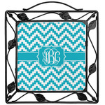 Pixelated Chevron Square Trivet (Personalized)