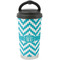 Pixelated Chevron Stainless Steel Coffee Tumbler (Personalized)