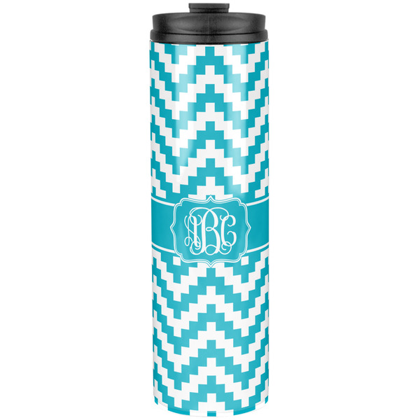 Pixelated Chevron Stainless Steel Tumbler 20 Oz - Front