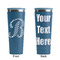 Pixelated Chevron Steel Blue RTIC Everyday Tumbler - 28 oz. - Front and Back
