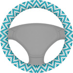 Pixelated Chevron Steering Wheel Cover (Personalized)