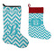 Pixelated Chevron Stockings - Side by Side compare