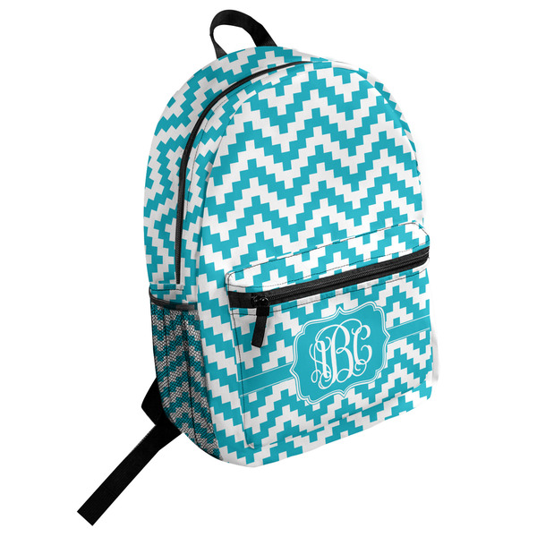 Custom Pixelated Chevron Student Backpack (Personalized)