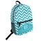 Pixelated Chevron Student Backpack Front