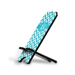 Pixelated Chevron Stylized Cell Phone Stand - Large (Personalized)