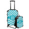 Pixelated Chevron Kids 2-Piece Luggage Set - Suitcase & Backpack (Personalized)