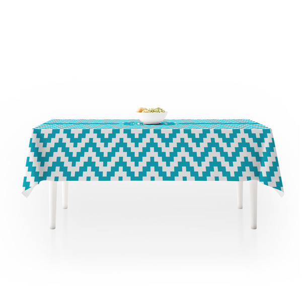 Pixelated Chevron Tablecloths (58"x102") - MAIN