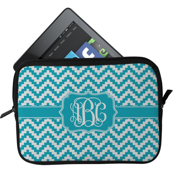 Custom Pixelated Chevron Tablet Case / Sleeve - Small (Personalized)