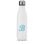 Pixelated Chevron Water Bottle - 17 oz. - Stainless Steel - Full Color Printing (Personalized)