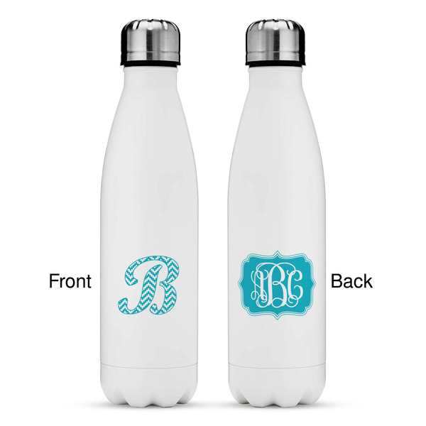 Pixelated Chevron Tapered Water Bottle - Apvl 17oz.