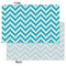 Pixelated Chevron Tissue Paper - Heavyweight - Small - Front & Back