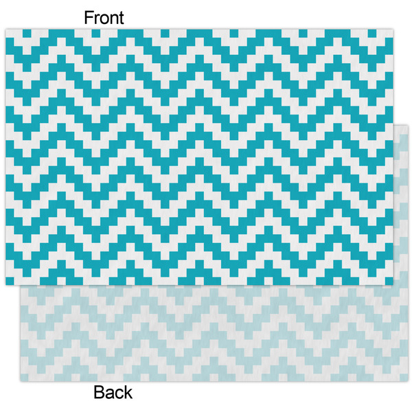 Pixelated Chevron Tissue Paper - Heavyweight - XL - Front & Back