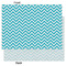 Pixelated Chevron Tissue Paper - Lightweight - Large - Front & Back