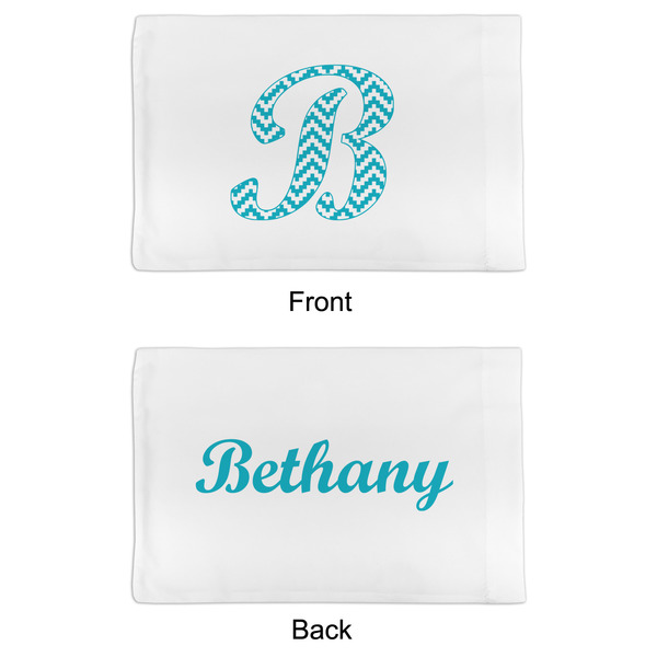 Pixelated Chevron Toddler Pillow Case - APPROVAL (partial print)