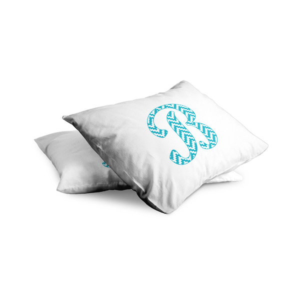 Pixelated Chevron Toddler Pillow Case - TWO (partial print)