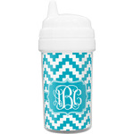 Pixelated Chevron Toddler Sippy Cup (Personalized)