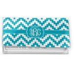 Pixelated Chevron Vinyl Checkbook Cover (Personalized)
