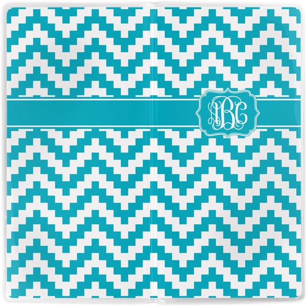 Pixelated Chevron Vinyl Document Wallet - Apvl