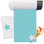 Pixelated Chevron Heat Transfer Vinyl Sheet (12"x18")