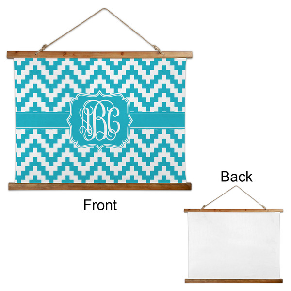 Pixelated Chevron Wall Hanging Tapestry - Landscape - APPROVAL