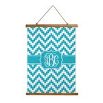 Pixelated Chevron Wall Hanging Tapestry (Personalized)