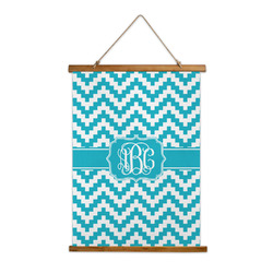 Pixelated Chevron Wall Hanging Tapestry - Tall (Personalized)