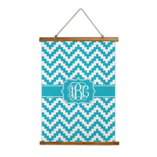 Custom Pixelated Chevron Wall Hanging Tapestry (Personalized)