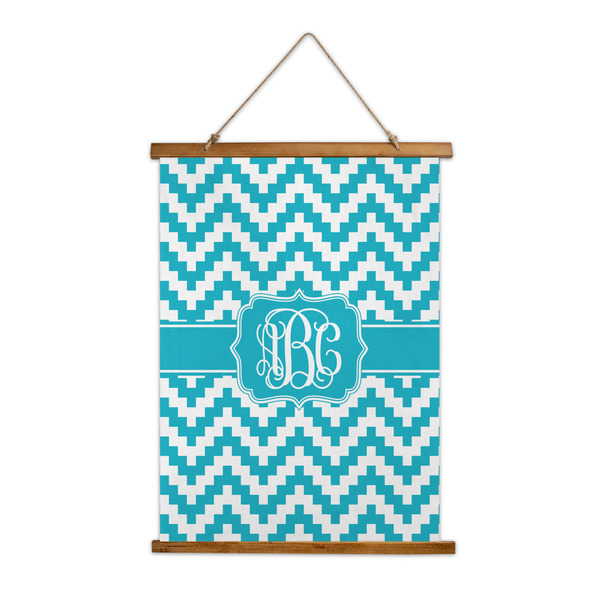 Custom Pixelated Chevron Wall Hanging Tapestry (Personalized)