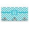 Pixelated Chevron Wall Mounted Coat Rack (Personalized)