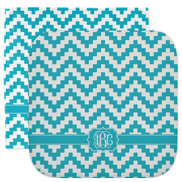Custom Pixelated Chevron Facecloth / Wash Cloth (Personalized)