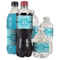 Pixelated Chevron Water Bottle Label - Multiple Bottle Sizes