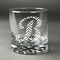 Pixelated Chevron Whiskey Glass - Front/Approval