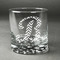 Pixelated Chevron Whiskey Glass (Single) (Personalized)