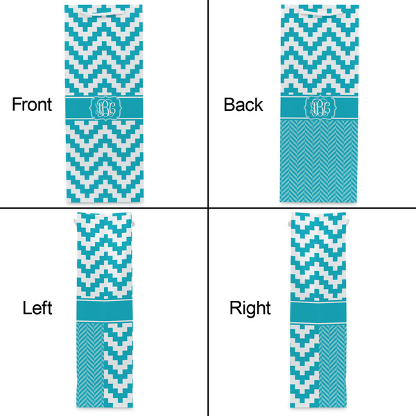 Pixelated Chevron Wine Gift Bag - Matte - Approval