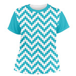 Pixelated Chevron Women's Crew T-Shirt - X Small