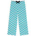 Pixelated Chevron Womens Pajama Pants - S