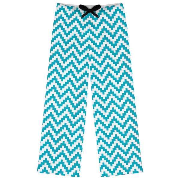 Custom Pixelated Chevron Womens Pajama Pants