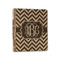 Pixelated Chevron Wood 3-Ring Binders - 1" Half Letter - Front