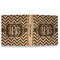 Pixelated Chevron Wood 3-Ring Binders - 1" Letter - Approval