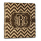 Pixelated Chevron Wood 3-Ring Binders - 1" Letter - Front
