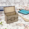Pixelated Chevron Wood Recipe Boxes - Lifestyle