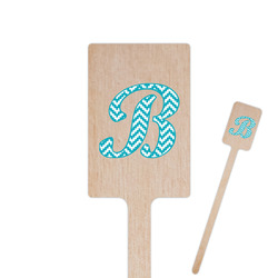 Pixelated Chevron 6.25" Rectangle Wooden Stir Sticks - Double Sided (Personalized)