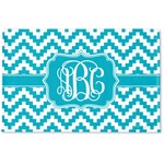 Pixelated Chevron Woven Mat (Personalized)