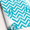 Pixelated Chevron Wrapping Paper - 5 Sheets